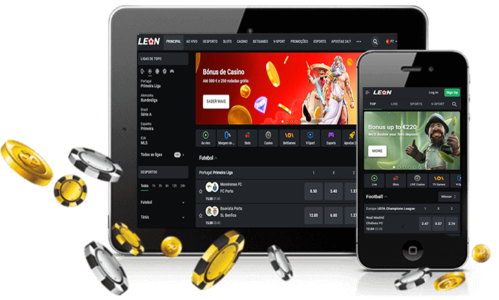 Διεπαφή ιστοσελίδας Leon Διεπαφή ιστοσελίδας